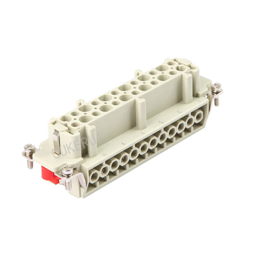 10Pin 16A 830V হেভি ডিউটি ​​সংযোগকারী মহিলা সন্নিবেশ